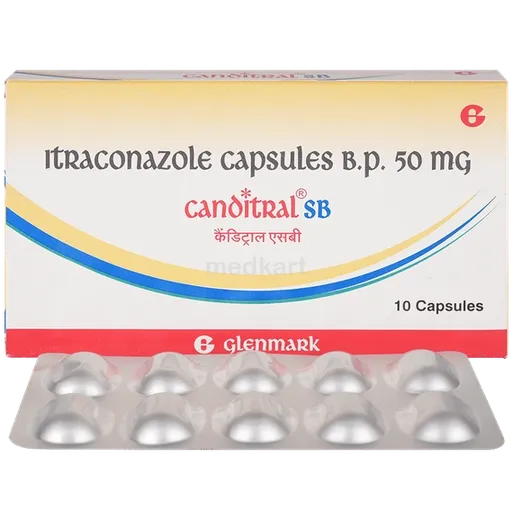 canditral sb 50mg tablet 10's